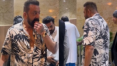 Sanjay Dutt at AIG hospital