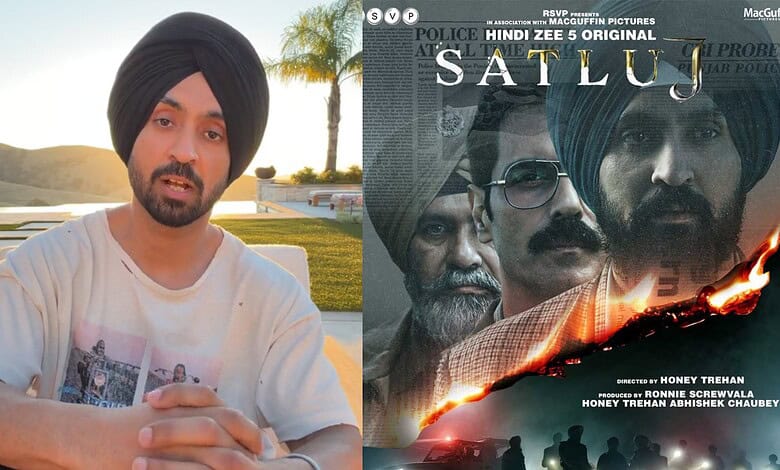 Diljit Dosanjh reacts after Zee5 removes Satluj, says 'Already downloaded'.
