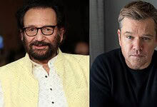 Shekhar Kapur and Matt Damon