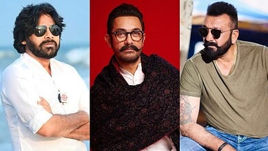 Three men with beards and glasses in casual attire, outdoors and indoors.