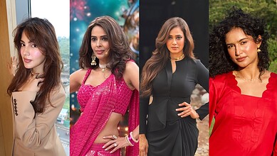 Four female contestants from The Traitors 2 with diverse styles and appearances.