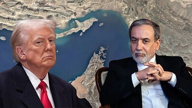 Donald Trump and Ali Bagheri Araghchi in a meeting about Iran-US relations.