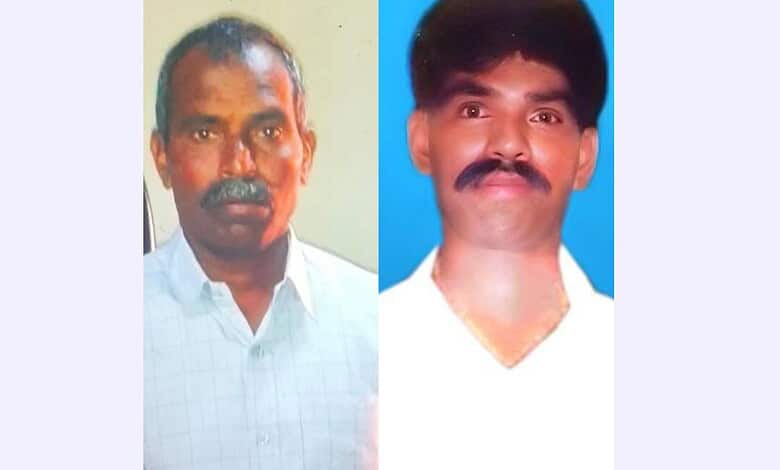 Boddu Chandraiah and Chinna Rajanna Puli, two Telangana workers who died in Saudi Arabia.