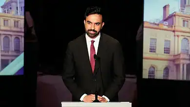 The image of New York City Mayor Zohran Mamdani.