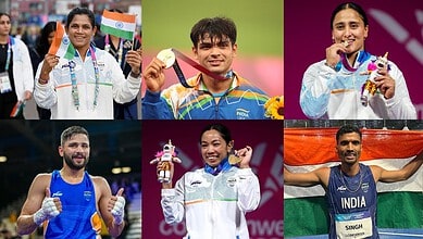 Indian Atheletes at the Common Wealth games