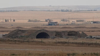 Abu al-Duhur airbase following strikes, Syria, August 18, 2026.