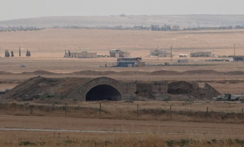 Abu al-Duhur airbase following strikes, Syria, August 18, 2026.