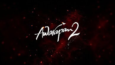 Awarapan 2 logo with fiery red background and explosion effects.