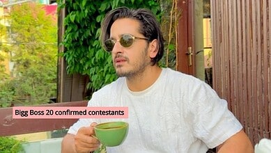 Man with sunglasses holding a green mug outdoors, Bigg Boss 20 confirmed contestant.