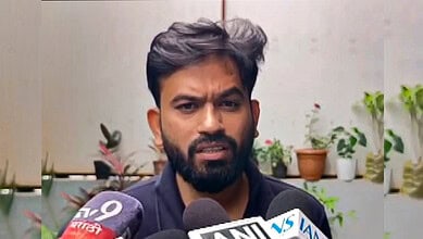 CJP founder Abhijeet Diple addresses media in Chhatrapati Sambhajinagar, Maharashtra, Tuesday, Aug. 11, 2026.