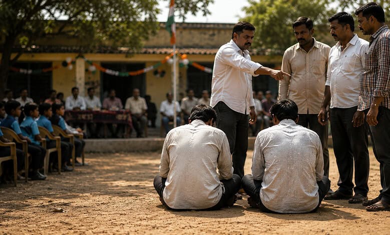Five booked for forcing Dalit men to sit on ground at I-Day event