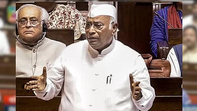 Congrress President LoP of Rajya Sabha Mallikarjun Kharge