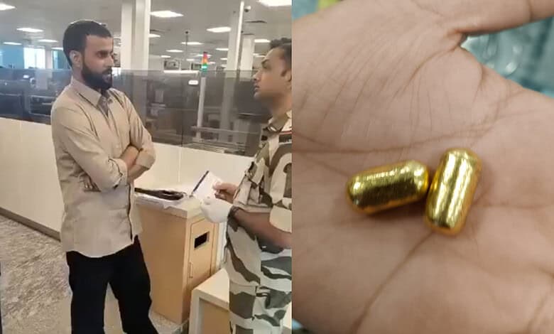 Dubai returning passenger held with giold capsules hidden in mouth