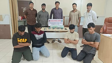Four held for illegally procuring, selling and consuming Mephentermine Sulphate Injection