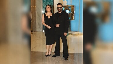 Kareena Kapoor and Saif Ali Khan attending a formal event together.