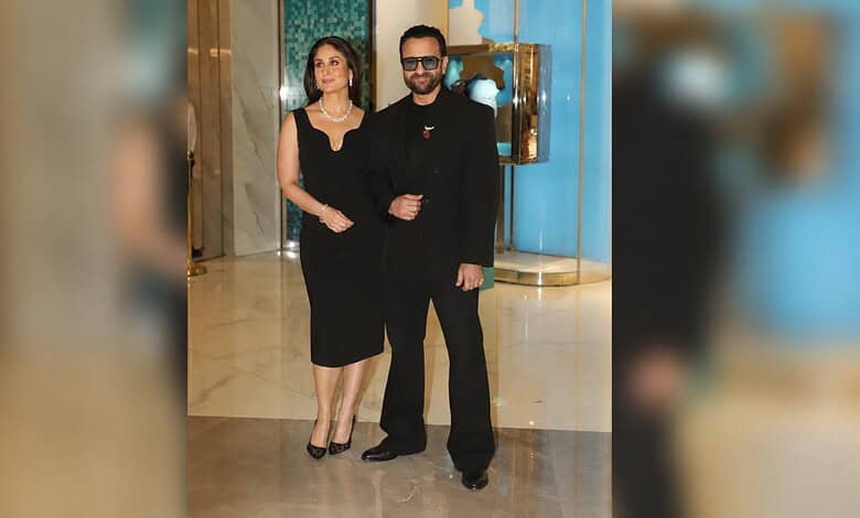 Kareena Kapoor and Saif Ali Khan attending a formal event together.