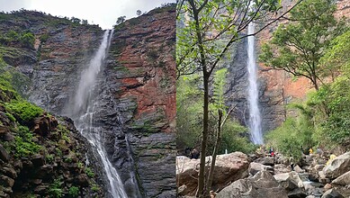 This waterfall in Telangana looks like a stream of pearls