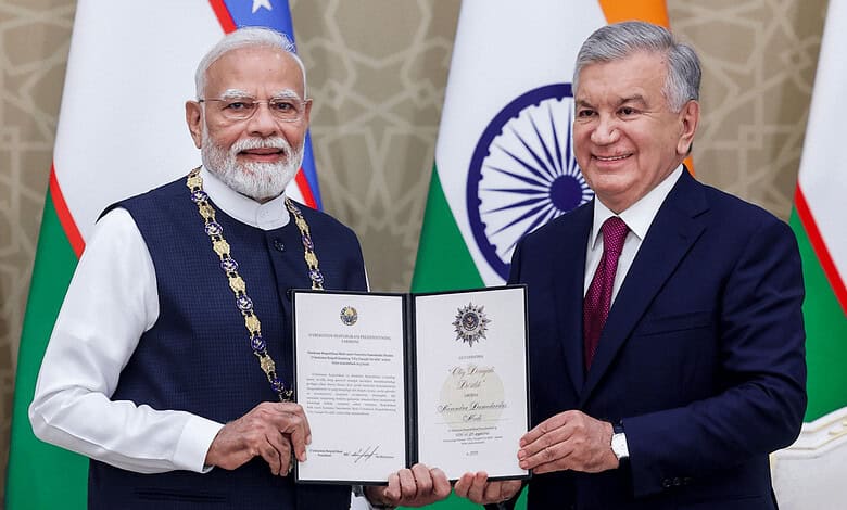 Owaisi congratulates Modi for Uzbek honour ‘from Babur’s land’