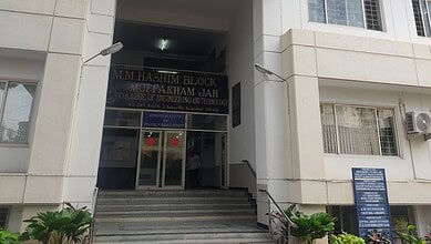 Entrance of Muffakham Jah College of Engineering and Technology in Hyderabad.
