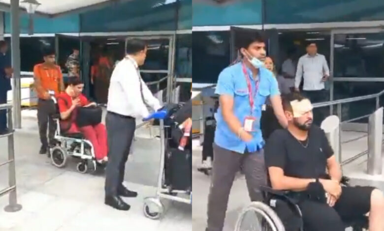 Phuket New Delhi flight several injured