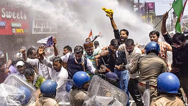 Students protest in Bihar's Patna