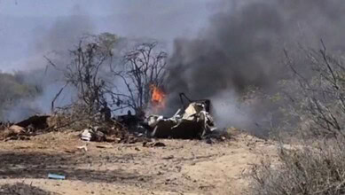 A plane crash in Peru