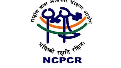 NCPCR logo with Hindi text and colourful design, representing the National Council for Promotion of Urdu.