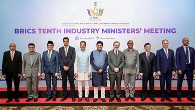 Union Industries Minister Piyush Goyal with BRICS members