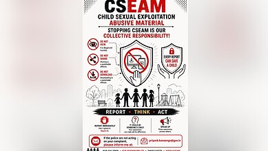 CSEAM poster by NHRC