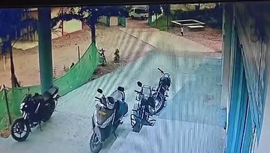 Studennt leaves school premises in Telangana