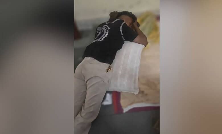 Man sleeps in house after robbery