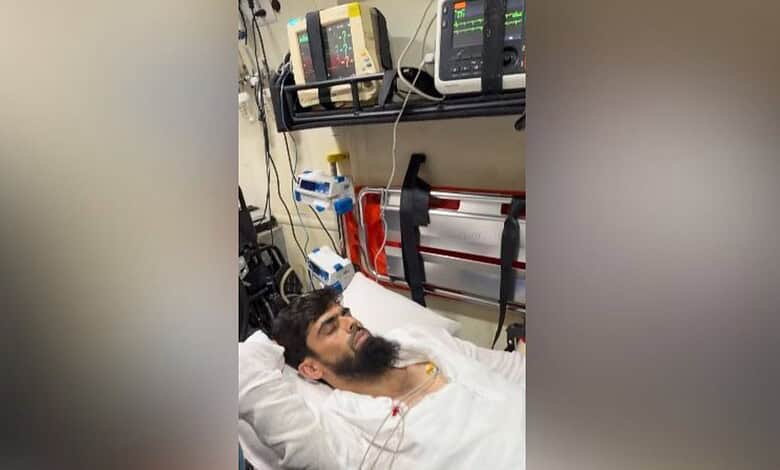 Hyderabad Youth Courage founder Salman Khan in a hospital