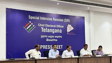 Chief Electoral Officer Telangana at press meet for Special Intensive Revision (SIR).