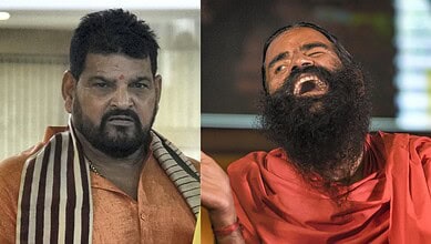 Brij Bhushan Sharan Singh and Ramdev Baba