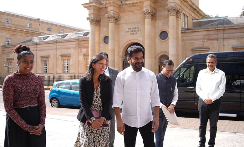 Telangana CM Revanth Reddy at the Oxford University
