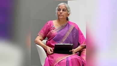 Nirmala Sithraman attends a meeting