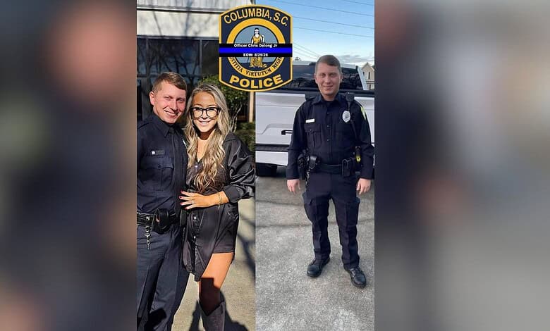 US Police officer r Chris Delong Jr.