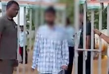 NEET PG aspirant arrives druk at exam centre in Rangareddy