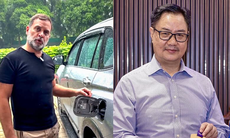 Women’s quota rollout sparks Rijiju-Rahul war of words