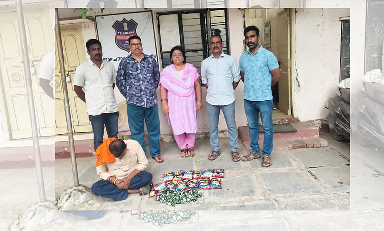 Man caught with 4.2 kg ganja chocolates in Rangareddy district