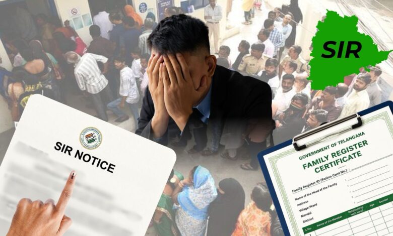 SIR notices: Hyderabad sees rush for Family Register Certificates