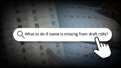 Person holding a draft list with a search query about missing names from draft rolls.