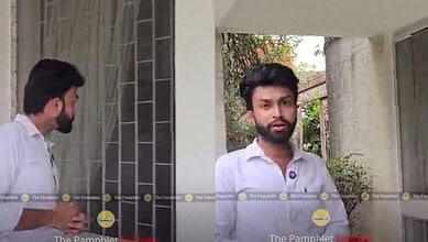 YouTube media enters Saurav Das' house in Delhi