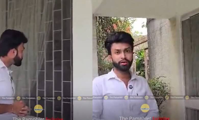 YouTube media enters Saurav Das' house in Delhi