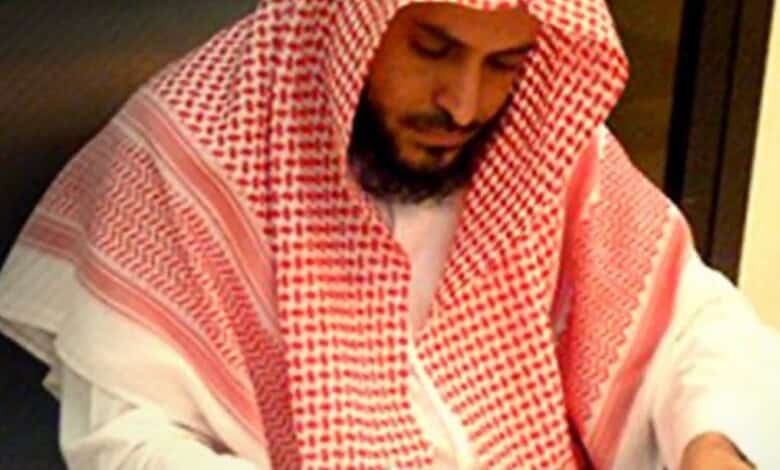 Abdulaziz al-Tarifi wearing traditional Saudi attire.