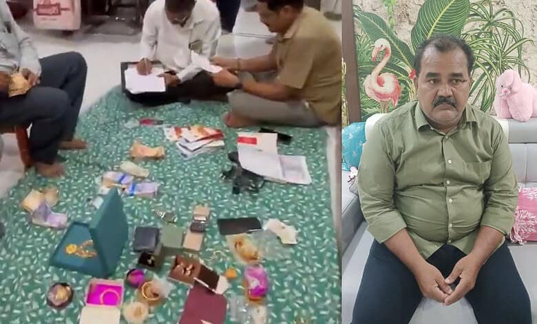 ACB raid at mines official B Jaya Raju's residence in Telangana