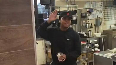 Arianna Hamilton at a Burger King restaurant in Breinigsville, Pennsylvania.
