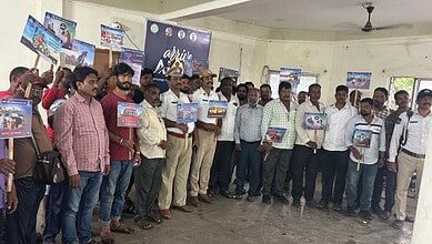 Arrive Alive programme conducted by Kulsumpura Traffic Police at the Gudimalkapur Market