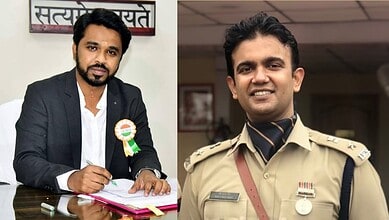 Two new directors appointed to NTA, one in a formal uniform and the other in a suit, at an official event.