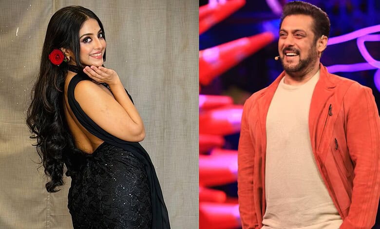 Khushi Dubey and Salman Khan